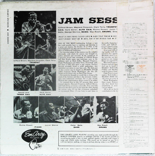 Various - Jam Session (LP, Mono, Promo)