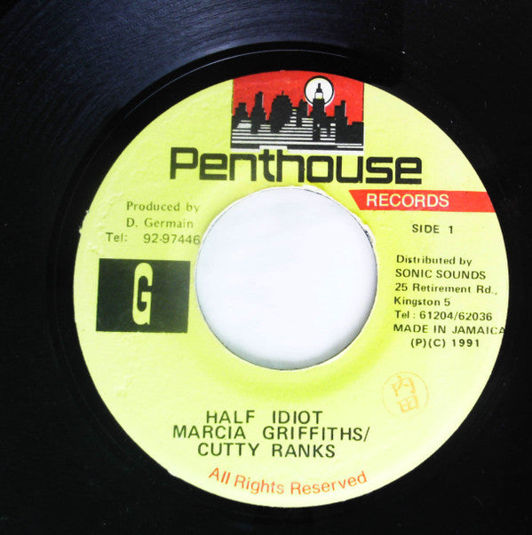 Cutty Ranks / Marcia Griffiths - Half Idiot (7", MP, RP)