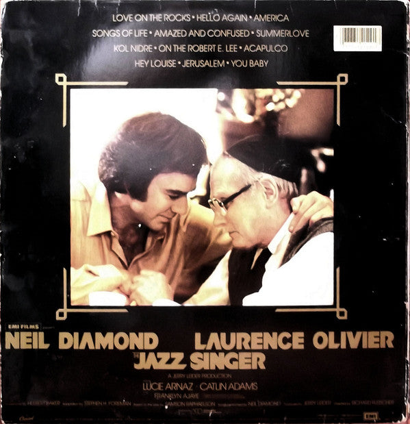 Neil Diamond - The Jazz Singer (Original Songs From The Motion Picture) (LP, Album, Jac)