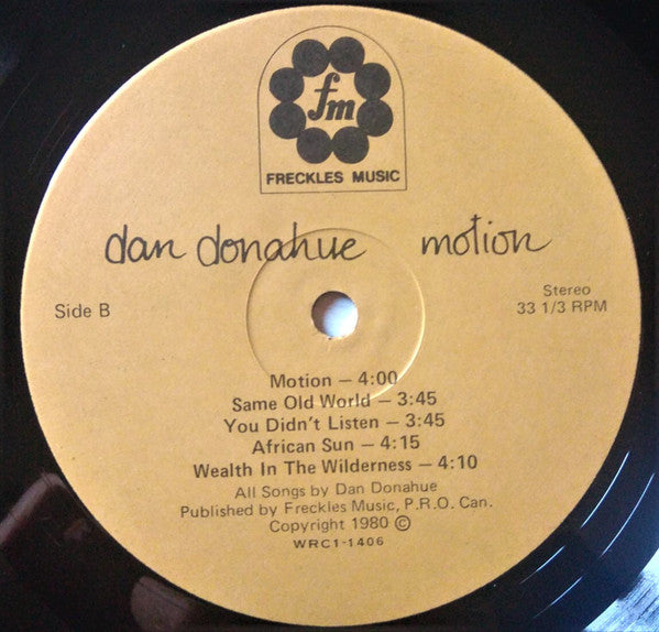 Dan Donahue - Motion (LP, Album)