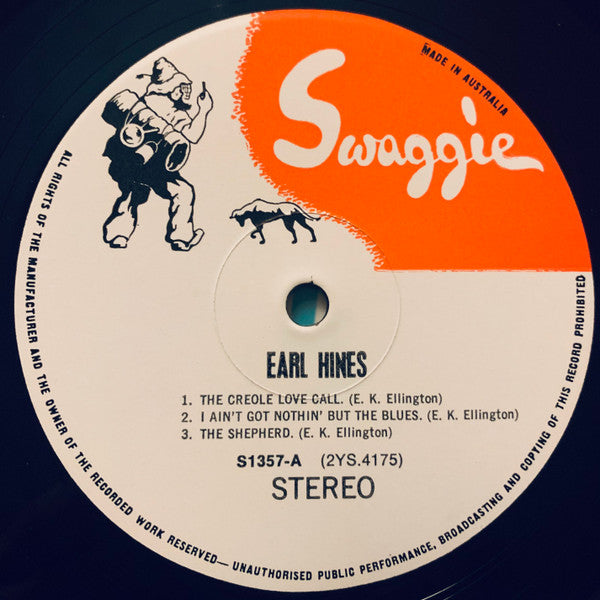 Earl Hines - Earl Hines Plays Duke Ellington - Volume 4 (LP, Album)