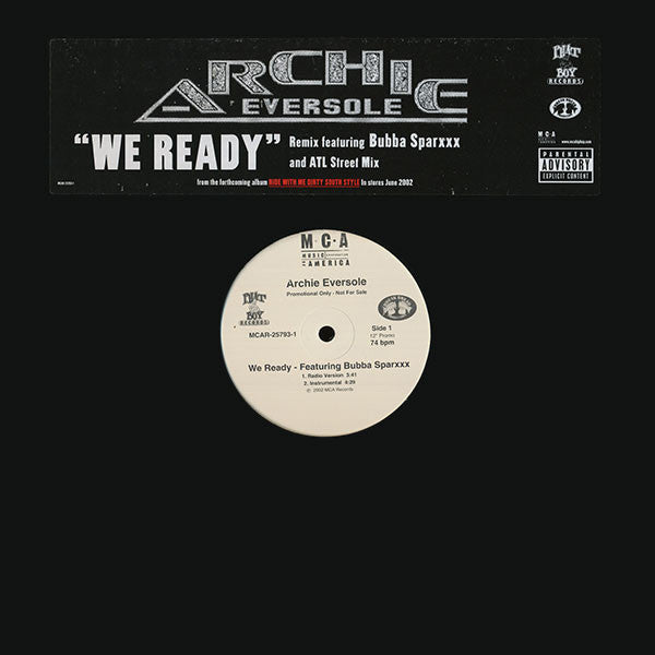 Archie Eversole - We Ready (Remix And ATL Street Mix)(12", Single, ...