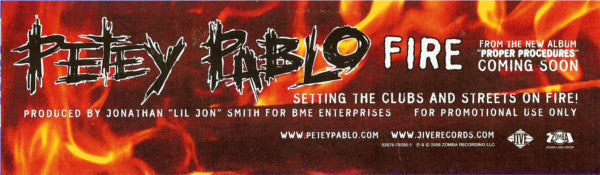 Petey Pablo - Fire (12"", Promo)