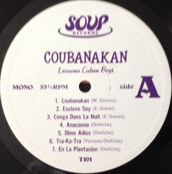 Lecuona Cuban Boys - Coubanakan (LP, Comp, Mono)