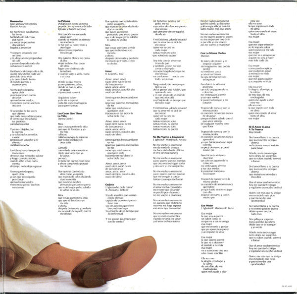 Julio Iglesias - Momentos (LP, Album, Gat)
