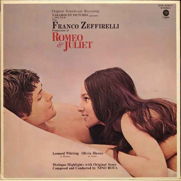 Nino Rota - ロミオとジュリエット = Romeo & Juliet (LP, Album)