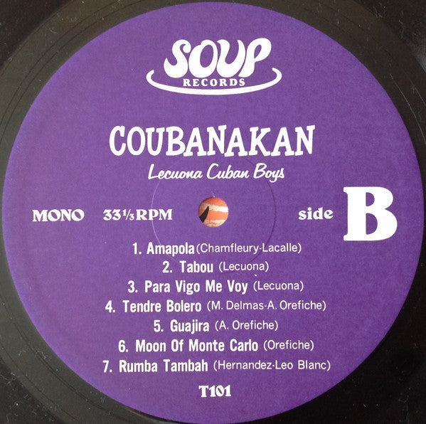 Lecuona Cuban Boys - Coubanakan (LP, Comp, Mono)