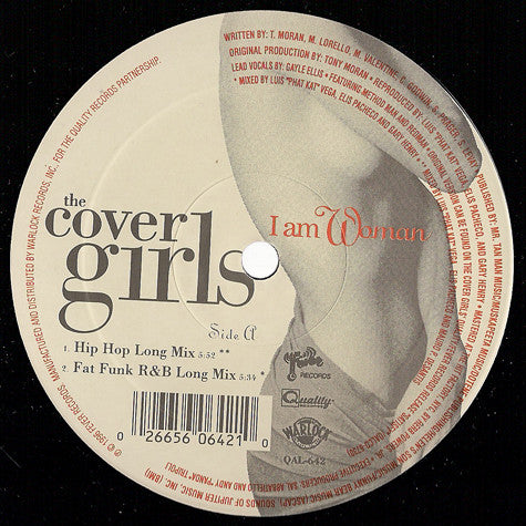The Cover Girls - I Am Woman (12"")