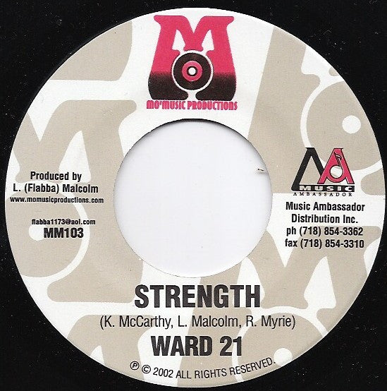 Ward 21 / Kiprich - Strength / Wave Up Your Hand (7"")