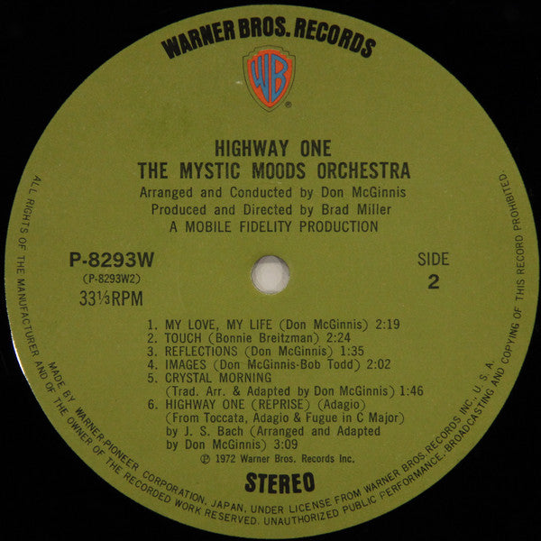 The Mystic Moods Orchestra - Highway One (LP, Album)