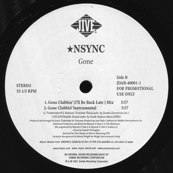*NSYNC - Girlfriend (12"", Promo)