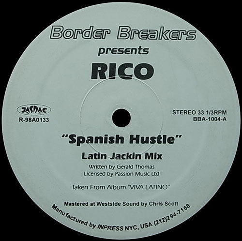 Rico / Kimara* - Spanish Hustle / A Night To Remember (12"")