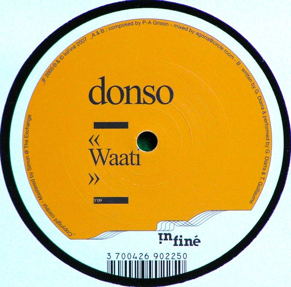 Donso - Somono Foly / Waati (12"")