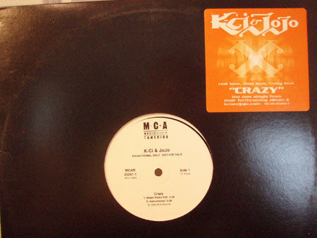 K-Ci & JoJo - Crazy (12", Single, Promo)
