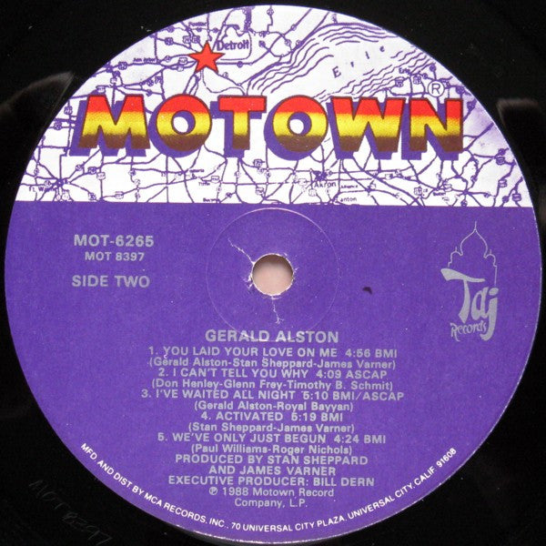 Gerald Alston - Gerald Alston (LP, Album)