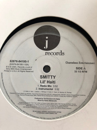 Smitty (7) - Lil' Haiti (12", Maxi)