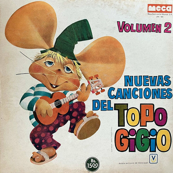 Topo Gigio (2) - NUEVAS CANCIONES DEL TOPO GIGIO VOLUMEN 2 (LP, Album)