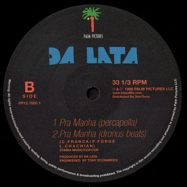Da Lata - Pra Manha (12"")