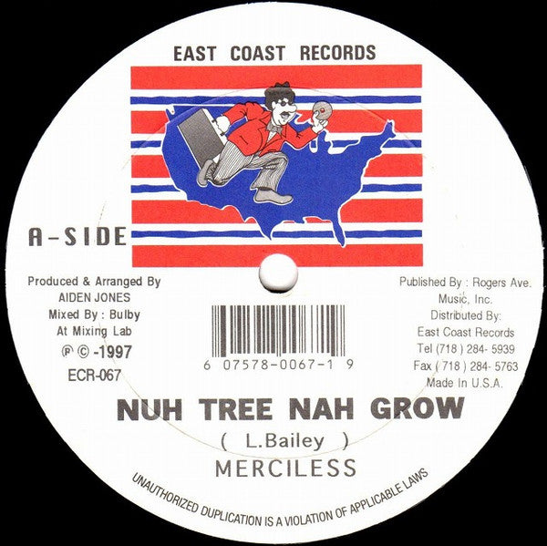 Merciless / Mad Cobra - Nuh Tree Nah Grow / Cheap Clothes (12")