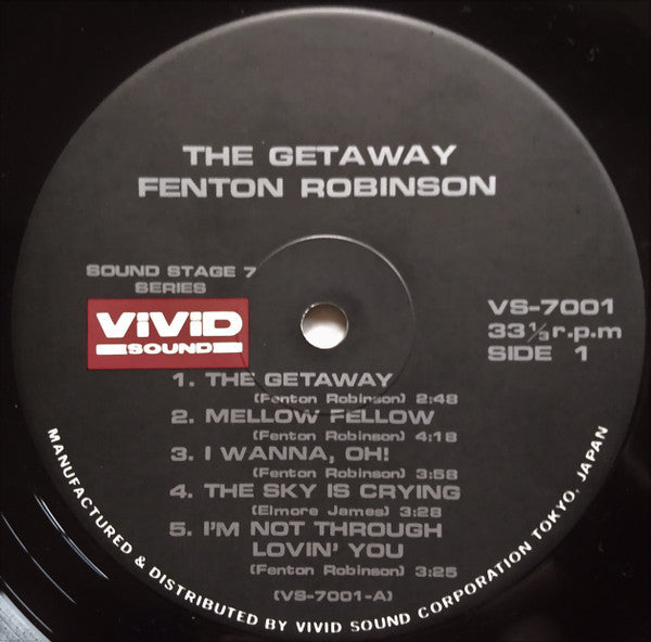 Fenton Robinson - The Getaway (LP, Album, RE)