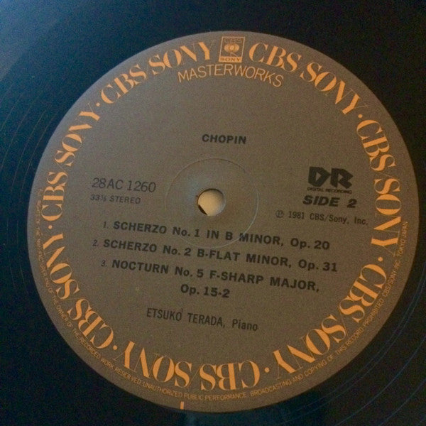 Etsuko Terada - Mozart Chopin (LP, Comp, Mas)