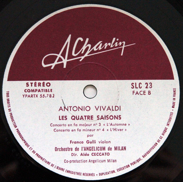 Antonio Vivaldi - Les Quatre Saisons(LP, Album)