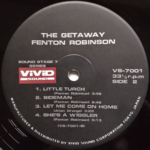 Fenton Robinson - The Getaway (LP, Album, RE)