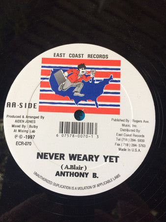 General B.* / Roundhead* / Ghost (6), Anthony B - Ill Na Na / Never Weary Yet (12"")
