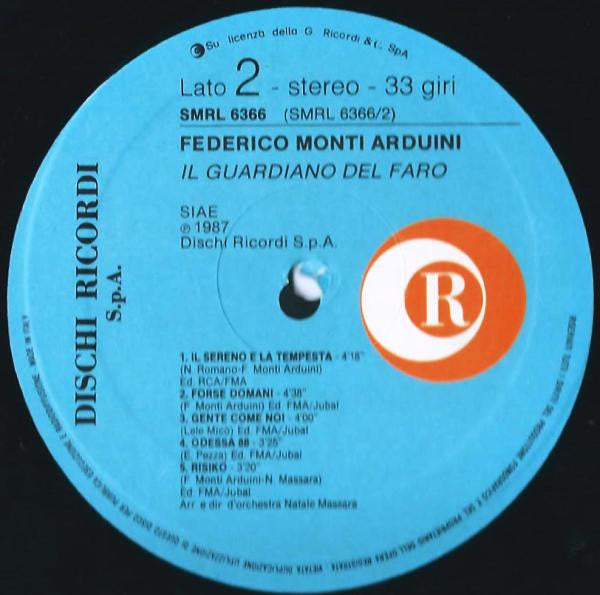 Federico Monti Arduini - Il Guardiano Del Faro (LP, Album)