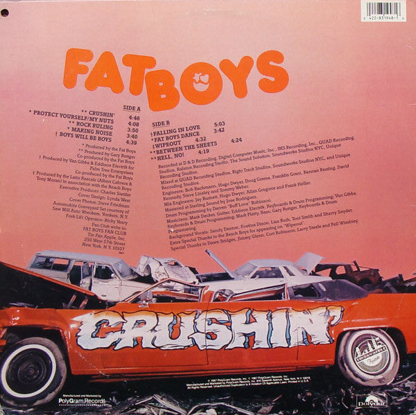 Fat Boys - Crushin' (LP, Album)