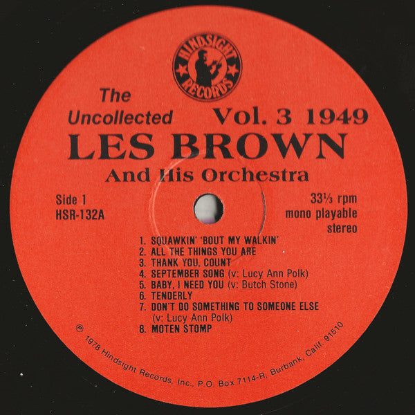 Les Brown And His Orchestra - The Uncollected Les Brown And His Orchestra, Vol. 3 - 1949 (LP)