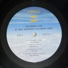 Various - Live At Bill Graham's Fillmore West (LP, Album, Ltd, RE)
