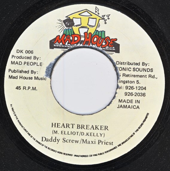 Daddy Screw / Maxi Priest / Don Yute - Heart Breaker / Yuh Own Di Man (7")