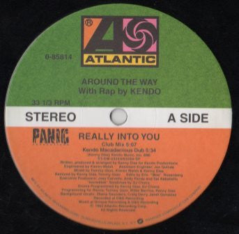 Around The Way With Rap By Kendo* - Really Into You (12", Single, RE)