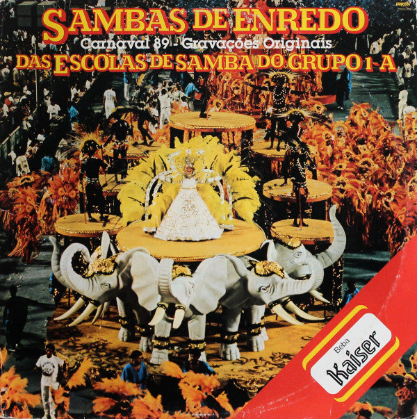 Various - Sambas De Enredo Das Escolas De Samba Do Grupo 1A - Carnaval 89 (2xLP, Album)