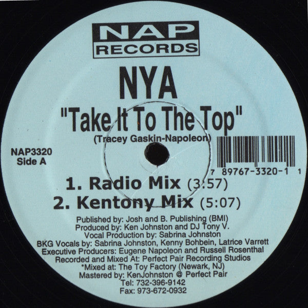NYA* - Take It To The Top (12"")