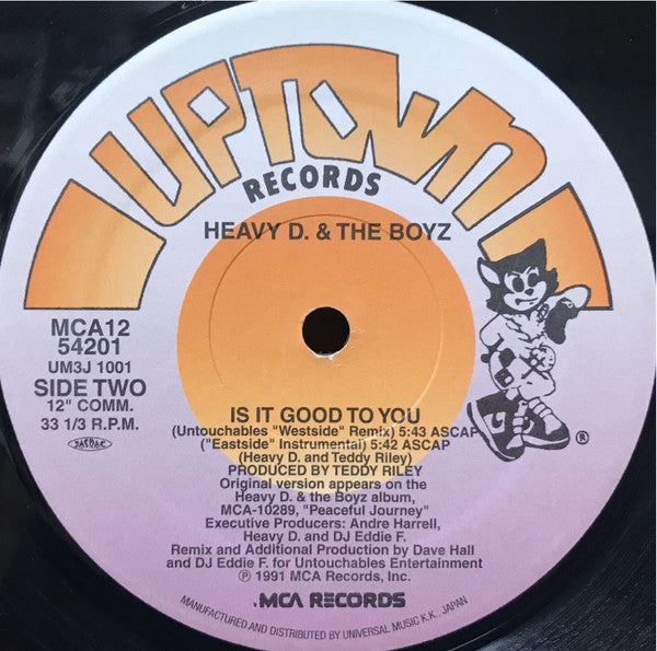 Heavy D. & The Boyz - Is It Good To You (12"")