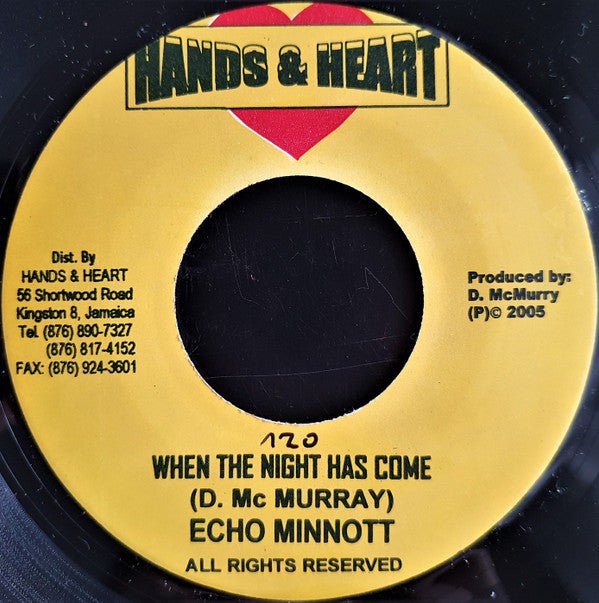 Echo Minott - When The Night Has Come / Couchie Tight(7")