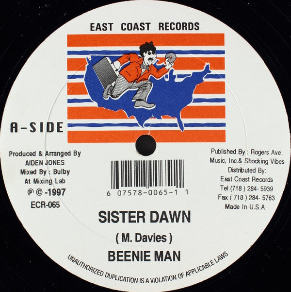Beenie Man / Future Troubles - Sister Dawn / Nuh Deh Pon It (12"")
