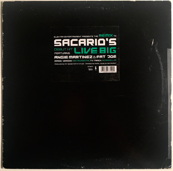 Sacario - Live Big (Remix)(12", Single)