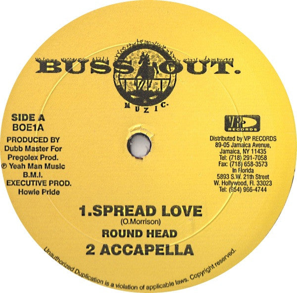Round Head - Spread Love (12")