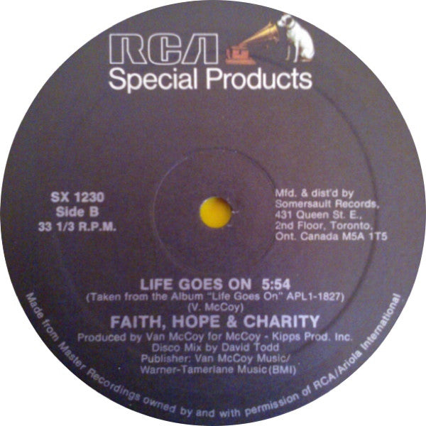 The Hues Corporation - Rock The Boat / Life Goes On(12")