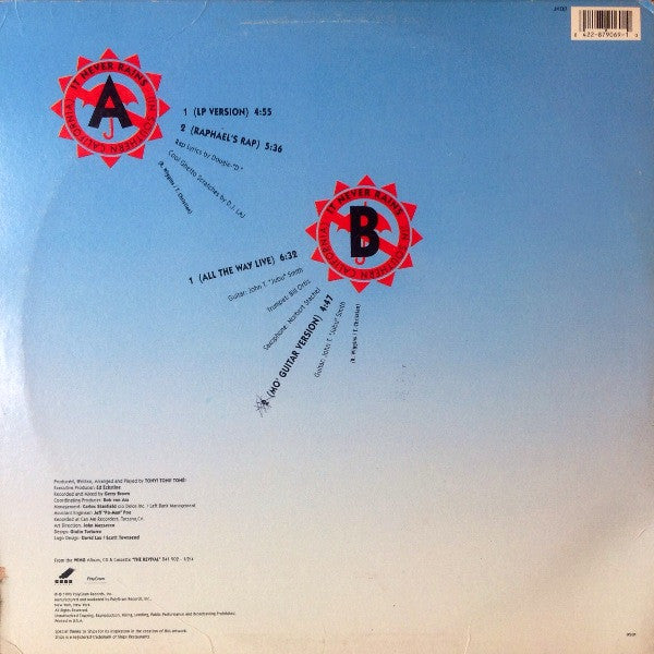 Tony! Toni! Toné! - It Never Rains (In Southern California)(12", Si...