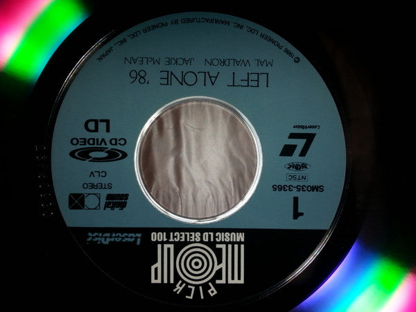 Mal Waldron ・ Jackie McLean - Left Alone '86 (Laserdisc, 12", S/Sided, RE, NTSC, CLV)