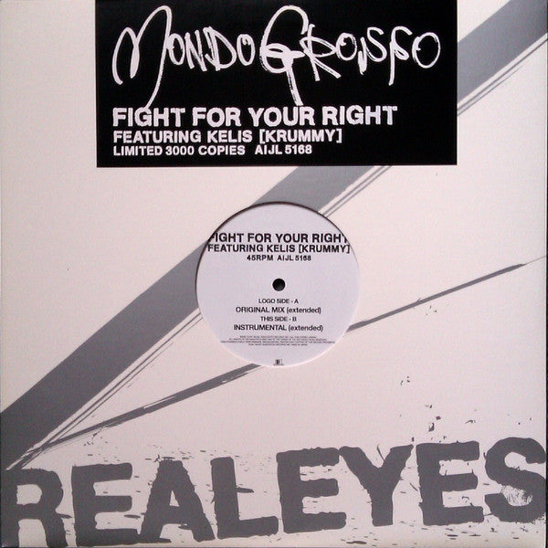 Mondo Grosso - Fight For Your Right (12"", Ltd)