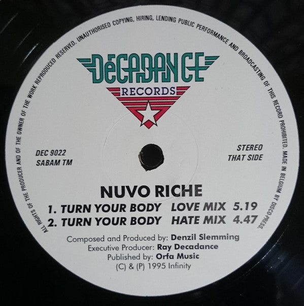 Nuvo Riche - Turn Your Body (12"")