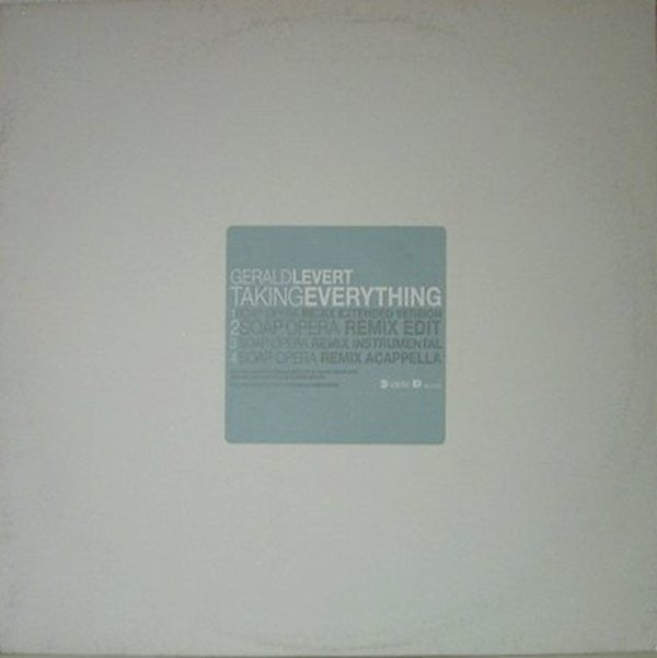 Gerald Levert - Taking Everything (12", Single, Promo)