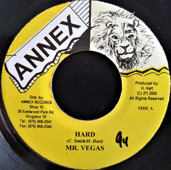 Mr. Vegas - Hard (7"")