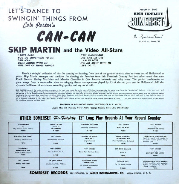 Skip Martin - Swingin' Things From Can-Can(LP)