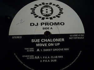 Sue Chaloner - Move On Up (12"", Promo)